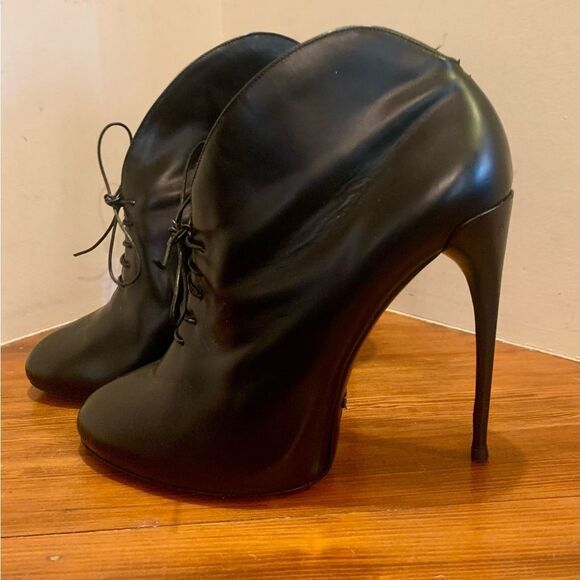 Gucci Kim Lace Up Bootie EU40.5 - Picture 1 of 9